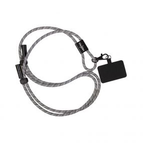 PIERRE CARDIN AUDREY Crossbody phone holder lanyard with charging and data cable