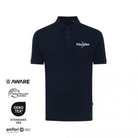 Iqoniq unisex poloshirt navy size XXS