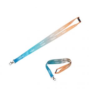 Lanyard with a carabiner and safety buckle